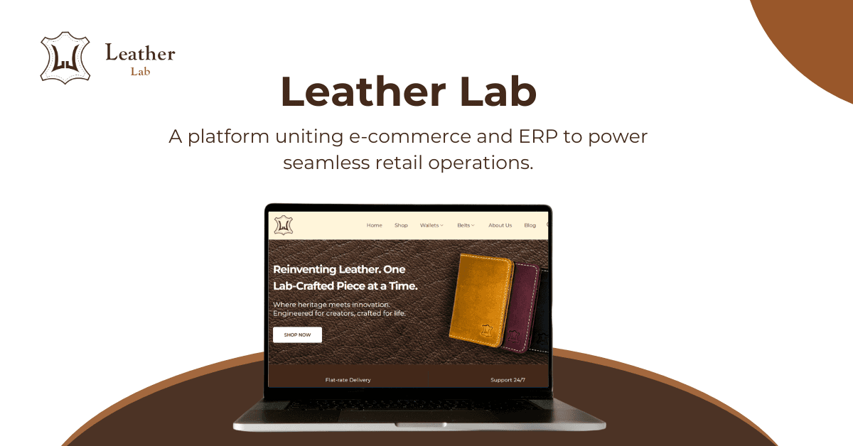 Leather & Fashion Goods ERP Illustration