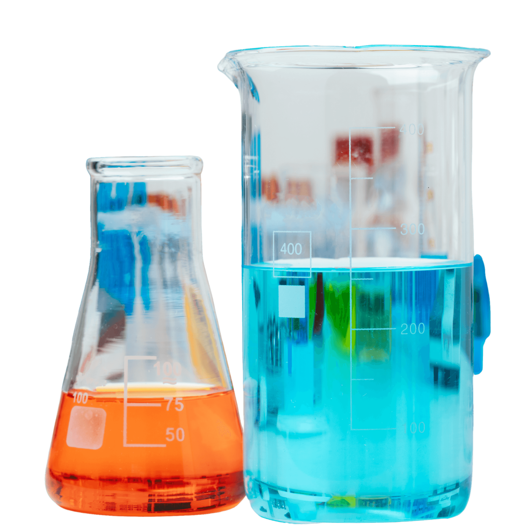 Bootles fill with Chemicals