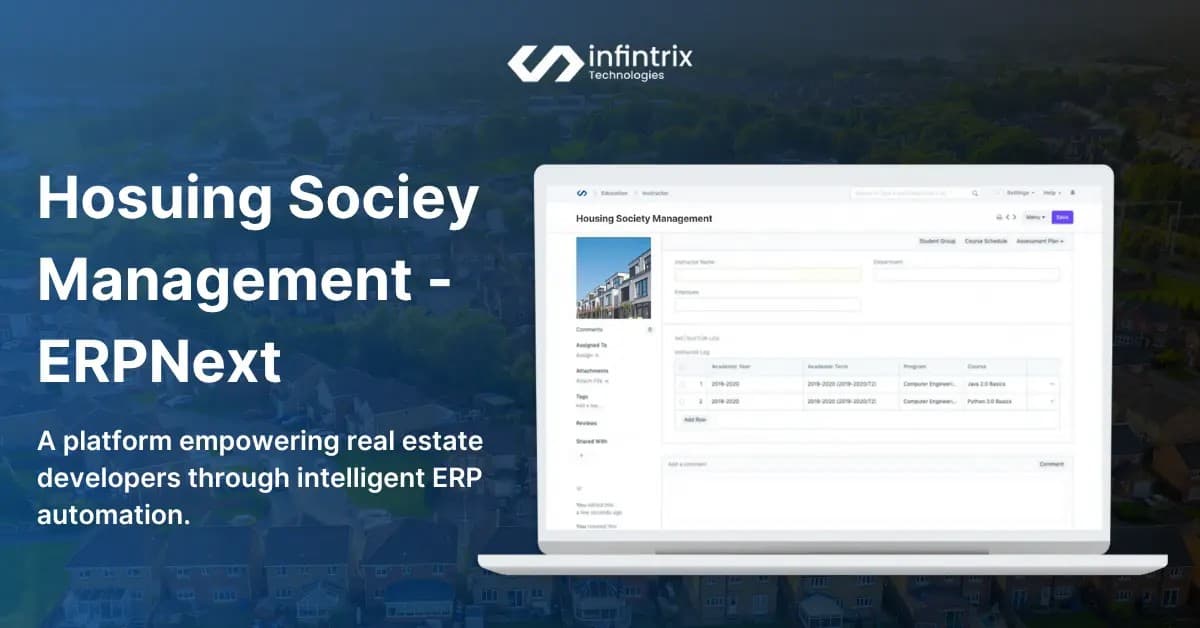 Complete Housing Society Management App Built on Frappe