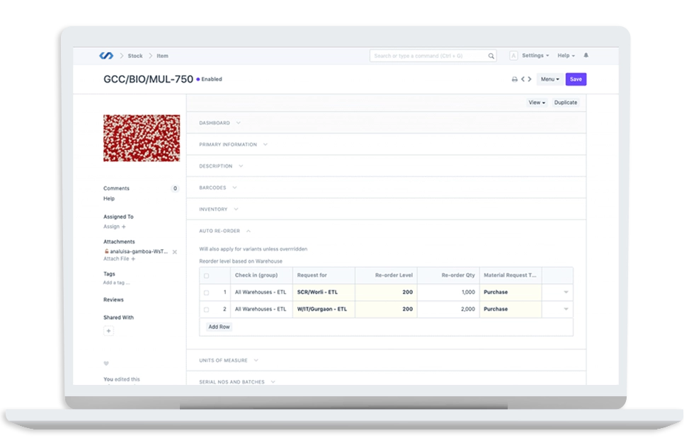 Automated stock replenishment