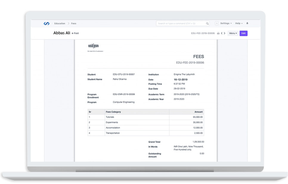 Student Fee Management